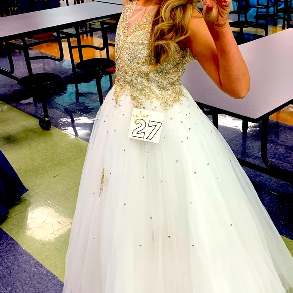 Girls Tiffany pageant dress size 10 - Picture 1 of 8